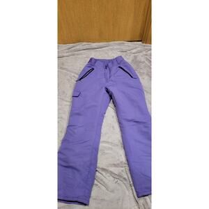 Vintage Roebuck & Co Purple Snow/Ski Pants Youth XL 14/16 Adjustable Waist
